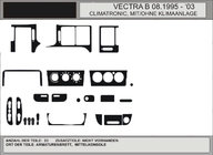 Opel Vectra B 1995–2002 Dekoratívne lišty na palubnú dosku v dekore dreva (AKCIA) fotografia 1