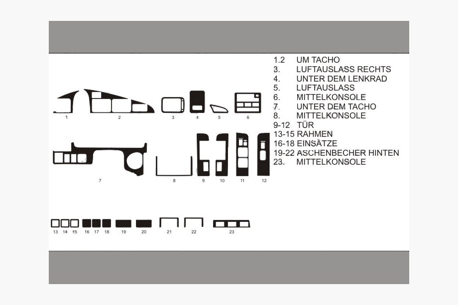 Toyota Land Cruiser 80 1990–1997 Akcia! Kryty palubnej dosky (karbónový vzhľad) Image