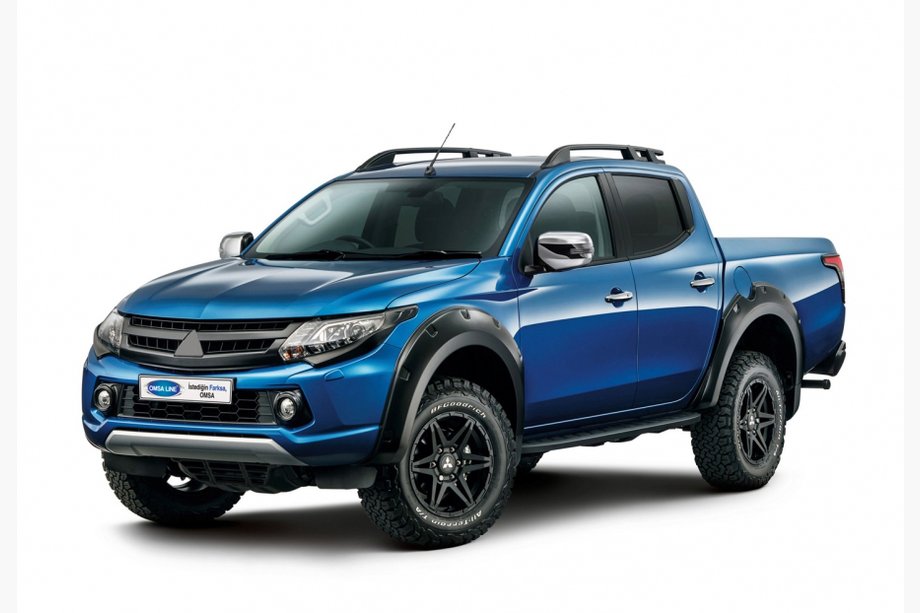 Mitsubishi L200 2015–2024 Strešné lyžiny OmsaLine Sport (2 ks, čierne) Image