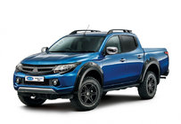 Mitsubishi L200 2015–2024 Strešné lyžiny OmsaLine Sport (2 ks, čierne) fotografia 1