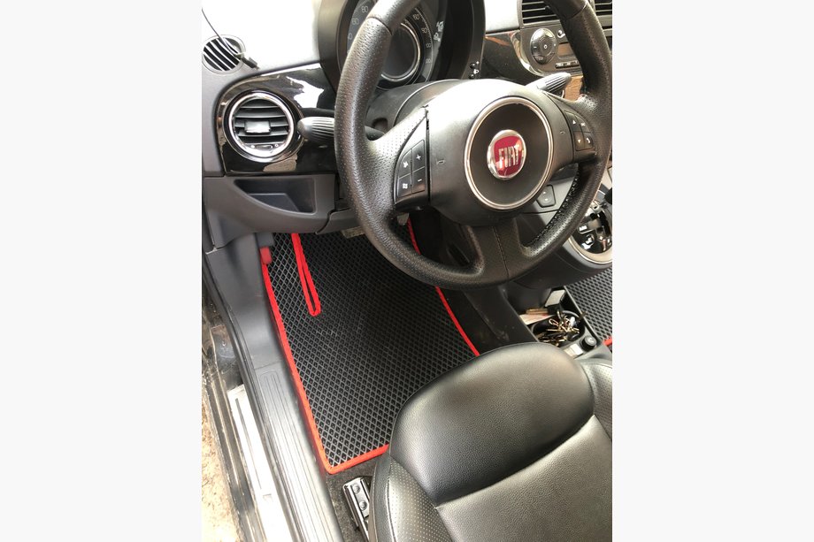 Fiat 500/500L 2013–2022 EVA rohože do auta pre 500, čierne Image