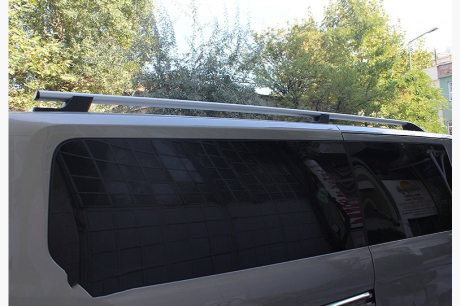 Ford Transit 2014– Strešné lyžiny OmsaLine Sport (2 ks, sivé) Dlhý rázvor Image