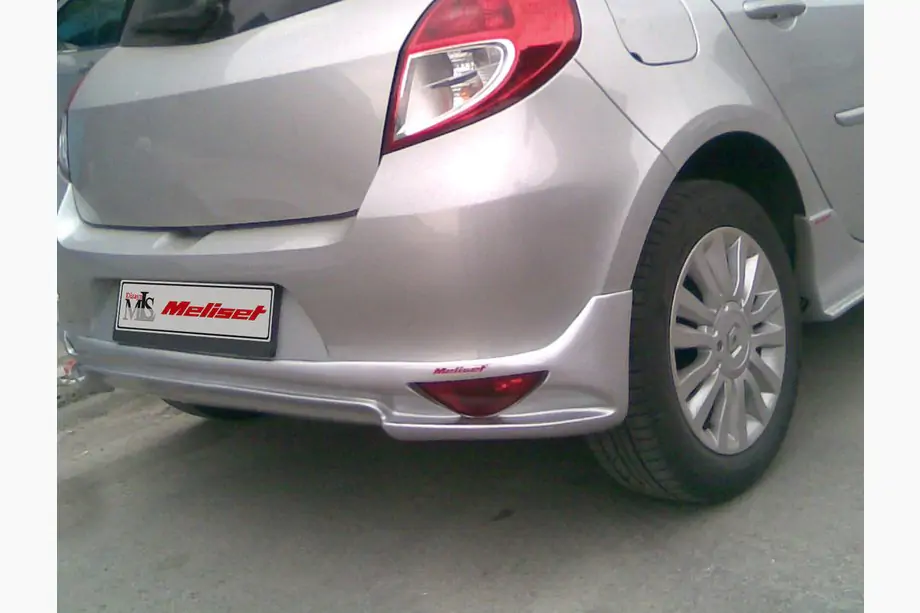 Renault Clio III 2005–2012 Kryt zadného nárazníka V2 (na lakovanie) Image