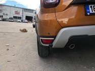 Renault Duster 2018–2024 Kryty zadných odraziek, 2 ks, nerez OmsaLine – talianska nehrdzavejúca oceľ fotografia 1