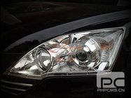 Honda CRV 2007–2011 Chrómové kryty svetlometov (2 ks, plast) fotografia 1