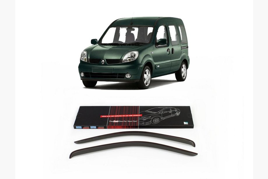 Renault Kangoo 1998–2008 Okenné deflektory 8 cm (2 ks, Sunplex) Image