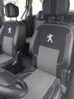 Peugeot Partner Tepee 2008–2018 Autopoťahy na sedadlá (koženka + látka, Premium) fotografia 1