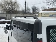 Renault Trafic 2001–2015 Čierne strešné lyžiny fotografia 1