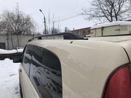Mercedes Vito W639 2004–2014 Čierne strešné lyžiny Skyport (celokovové) fotografia 1