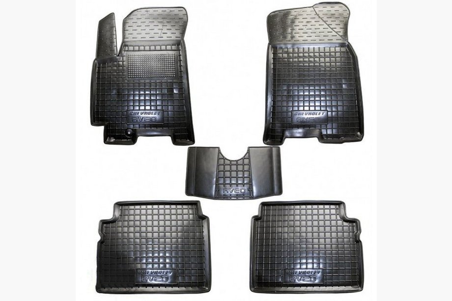 Chevrolet Aveo T250 2005–2011 Gumové autokoberce s vysokým okrajom (Autogumm) Image