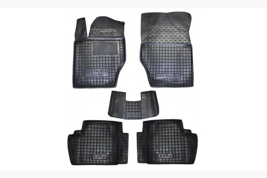 Citroen C-4 2010–2018 Gumové autokoberce s vysokým okrajom (Autogumm) Image