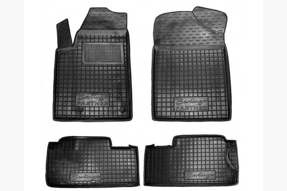 Citroen Berlingo 1996–2008 Gumové autokoberce s vysokým okrajom (Autogumm) Image
