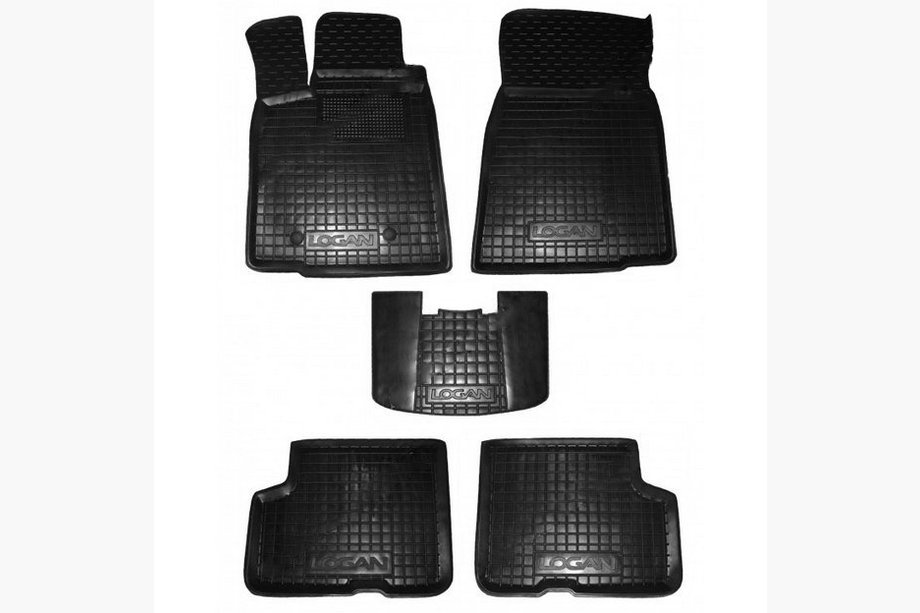 Renault Logan MCV 2005–2013 Gumové autokoberce s vysokým okrajom (Autogumm) Image
