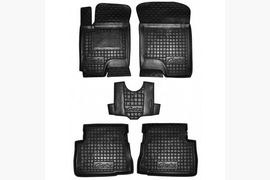 Hyundai Getz 2002– Gumové autokoberce s vysokým okrajom (Autogumm) Image