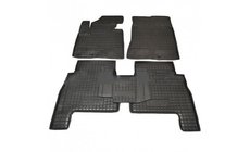 Hyundai Santa Fe 2 2006–2012 Gumové rohože do interiéru s vyvýšeným okrajom 2006-2010 (Autogumm) fotografia 1