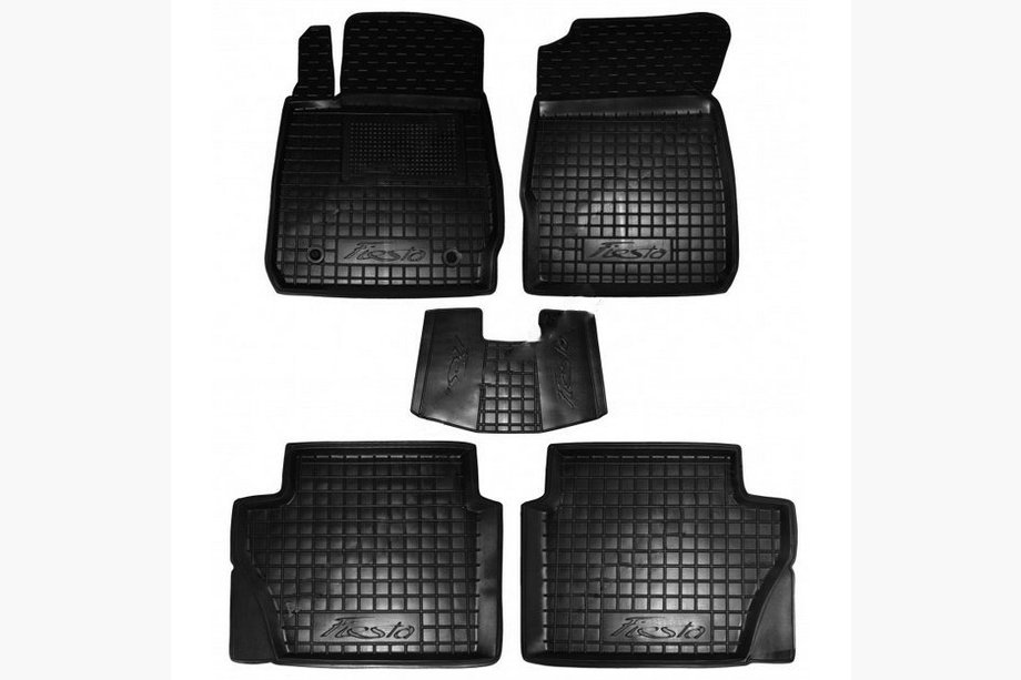 Ford Fiesta 2008–2017 Gumové autokoberce s vysokým okrajom (Autogumm) Image