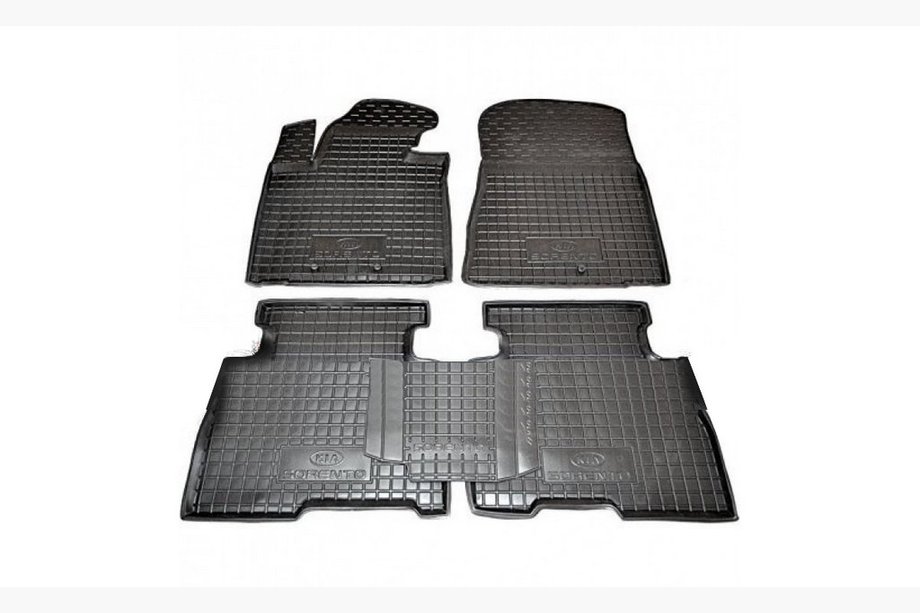 Kia Sorento II XM 2009–2014 Gumové rohože s vyvýšeným okrajom 2012-2014 (Autogumm) Image