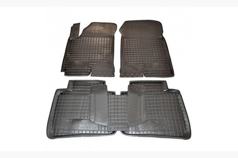 Kia Cerato 1 2004–2009 Gumové autokoberce s vysokým okrajom (Autogumm) Image