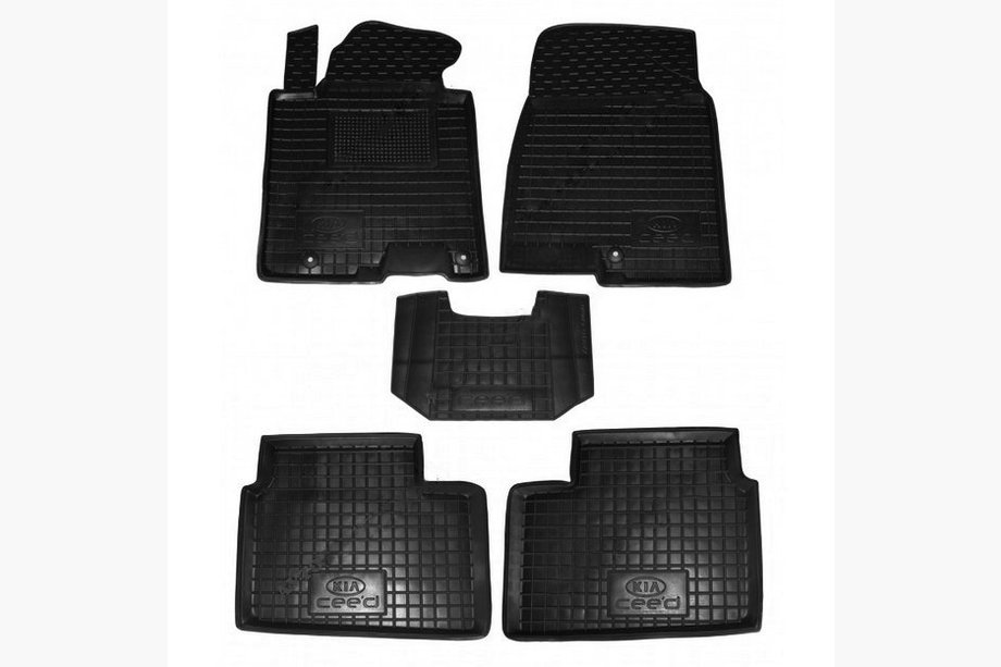 Kia Ceed 2012–2018 Gumové autokoberce s 5D okrajom (Autogumm) Image
