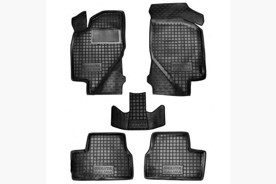 Lada Granta 2011– Gumené rohože do interiéru s okrajom SD (Autogumm) Image