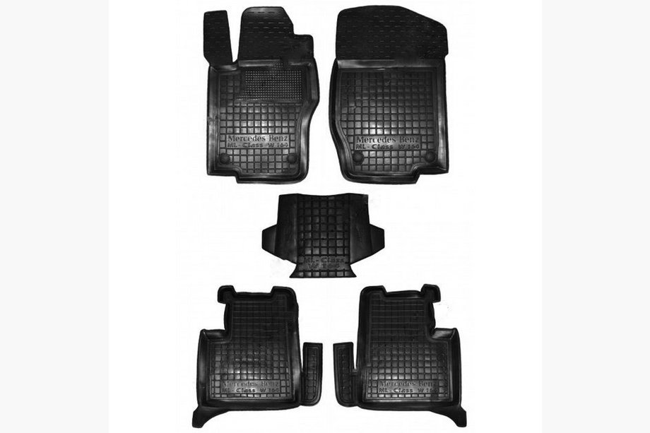 Mercedes ML W164 2005–2011 Gumové autokoberce s vysokým okrajom (Autogumm) Image