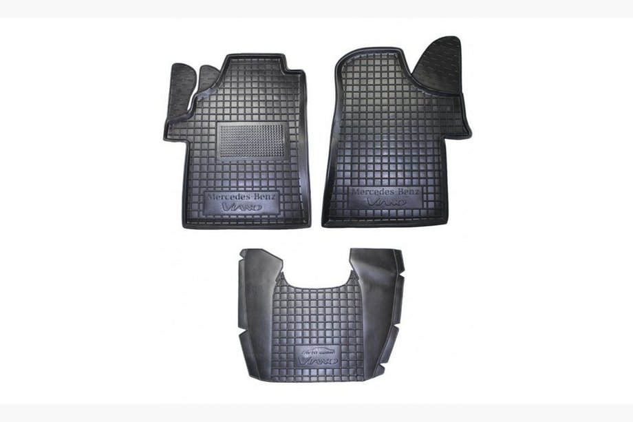 Mercedes Viano 2004–2014 Gumové autokoberce s vysokým okrajom (Autogumm) Image