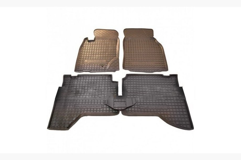 Mitsubishi Pajero Sport 1996–2007 Gumové autokoberce s vysokým okrajom (Autogumm) Image