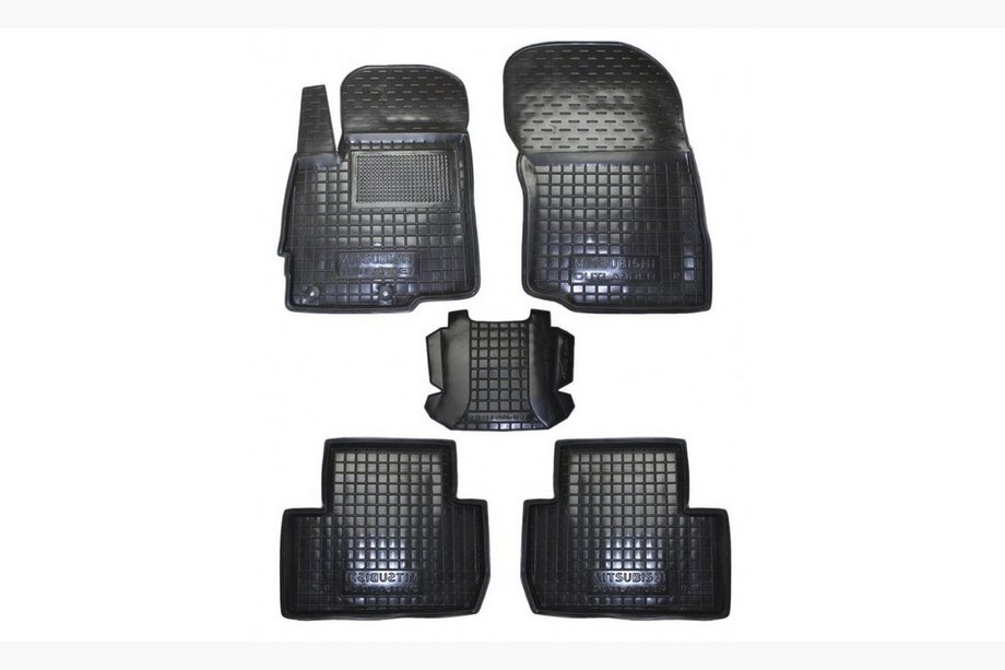 Mitsubishi Outlander 2012–2021 Gumové autokoberce s vysokým okrajom (Autogumm) Image