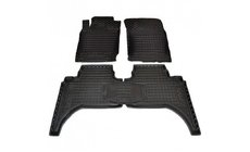 Mitsubishi L200 2006–2015 Gumové rohože s okrajom 2013+ Long база (Autogumm) fotografia 1