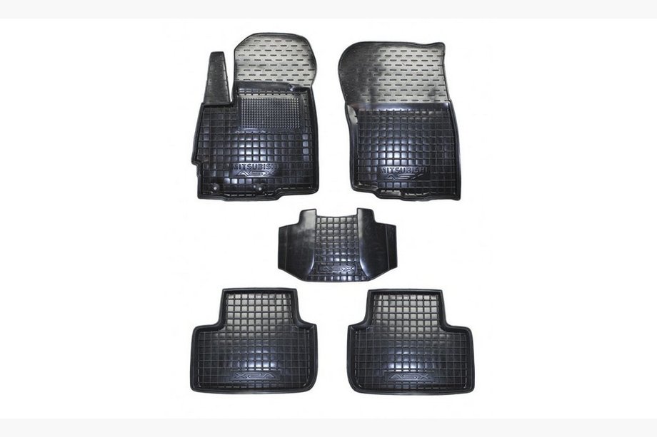 Mitsubishi ASX 2010–2023 Gumové autokoberce s vysokým okrajom (Autogumm) Image