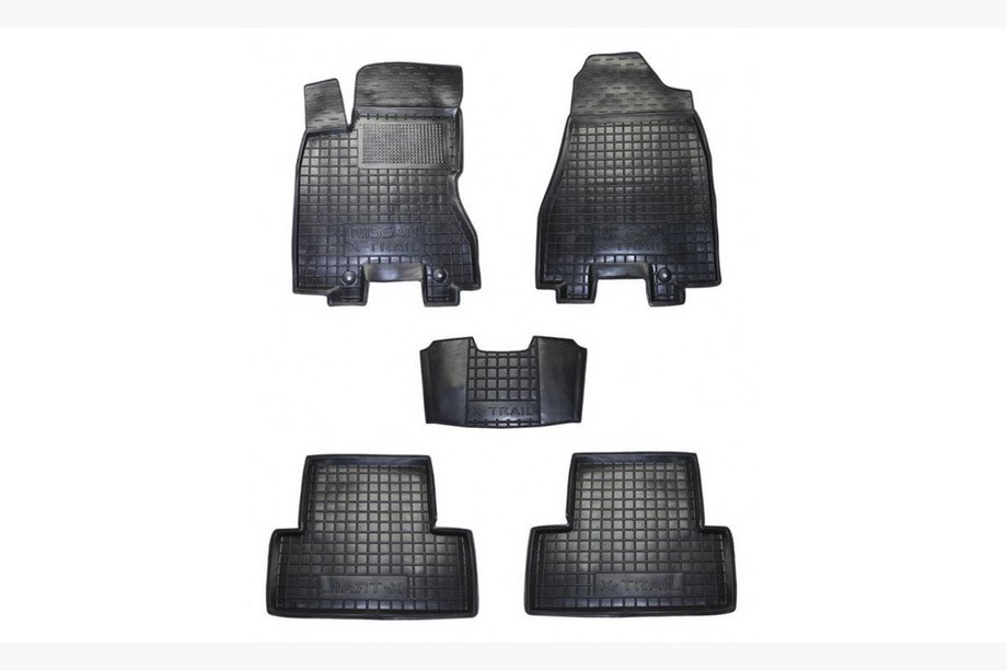 Nissan X-trail T31 2007–2014 Gumové autokoberce s vysokým okrajom (Autogumm) Image