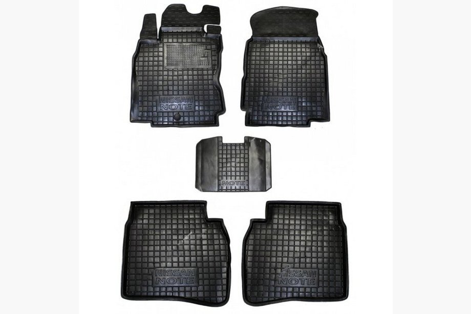 Nissan Note 2004–2012 Gumové autokoberce s vysokým okrajom (Autogumm) Image