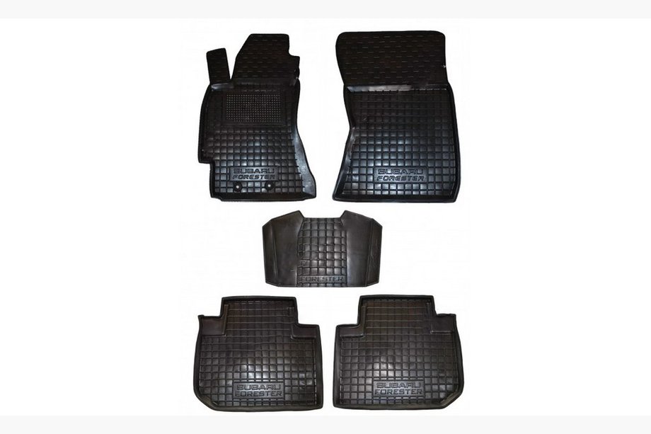 Subaru Forester 2008–2013 Gumové autokoberce s vysokým okrajom (Autogumm) Image