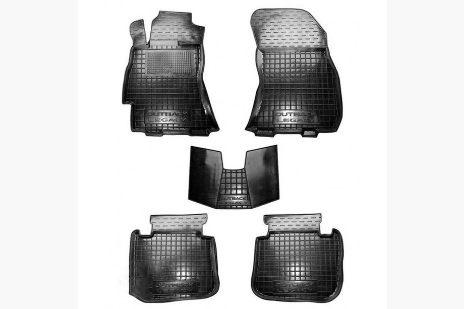 Subaru Outback 2009–2014 Gumové autokoberce s vysokým okrajom (Autogumm) Image