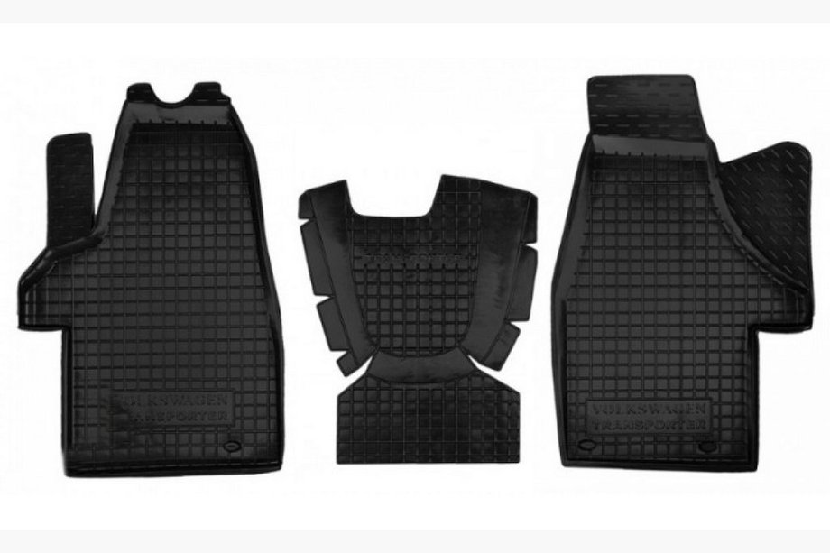 Volkswagen T5 2010–2015 Gumové rohože s okrajom Transporter predné 1+1 (Autogumm) Image