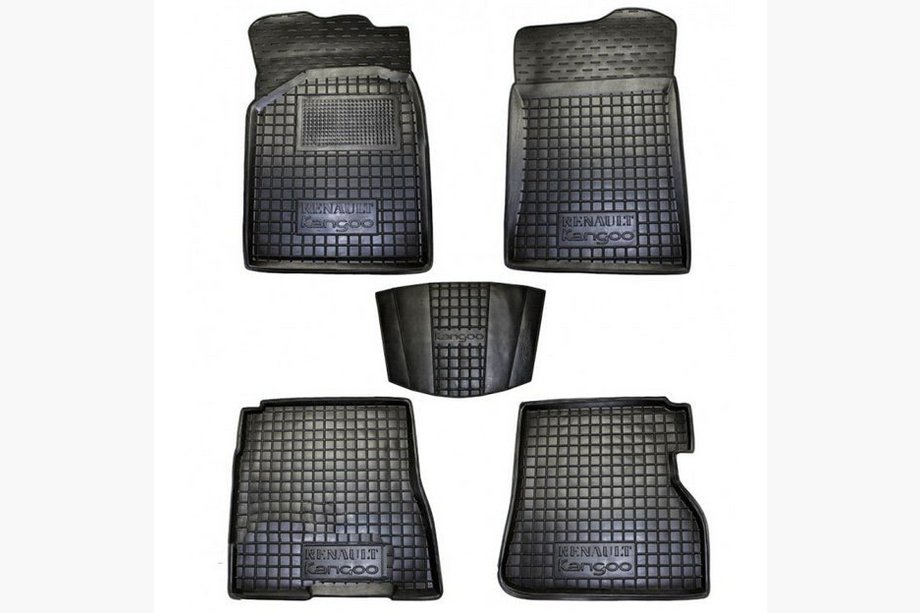 Renault Kangoo 1998–2008 Gumené autorohože do interiéru s 3D okrajom (Autogumm) Image