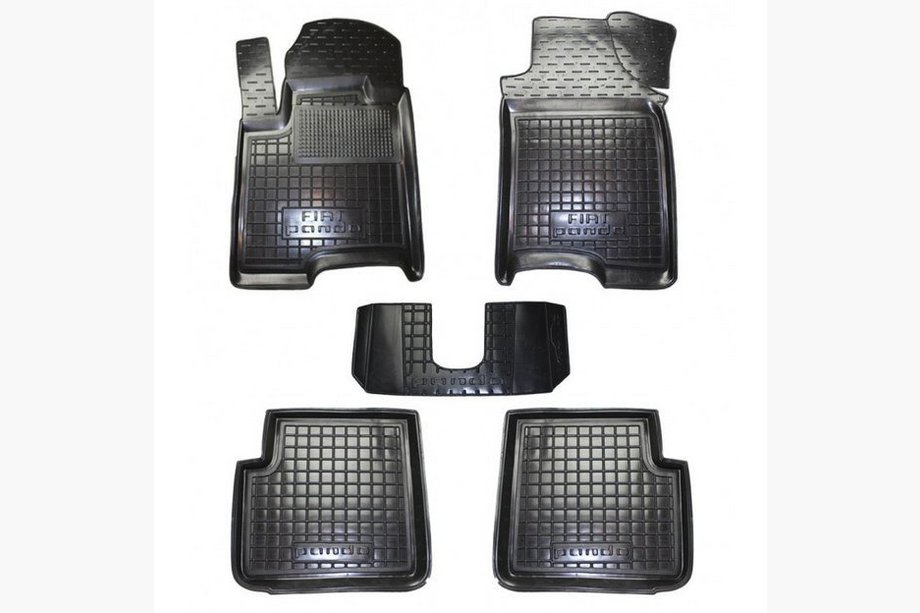 Fiat Panda 2003–2011 Gumové autokoberce s vysokým okrajom (Autogumm) Image