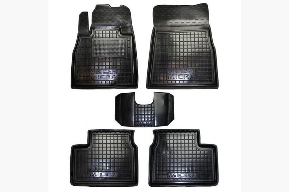 Nissan Micra K13 2011–2016 Gumové rohože s vysokým okrajom 2013+ (Autogumm) Image