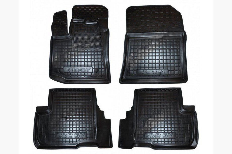 Renault Lodgy 2013–2022 Gumové autokoberce s vysokým okrajom (Autogumm) Image