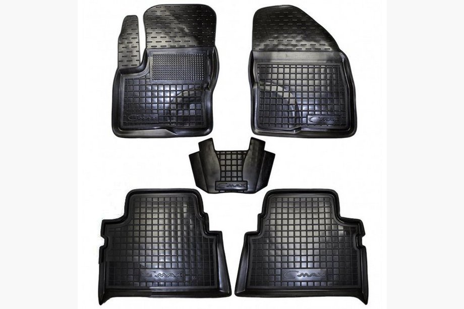 Ford C-Max 2004–2010 Gumové autokoberce s vysokým okrajom (Autogumm) Image