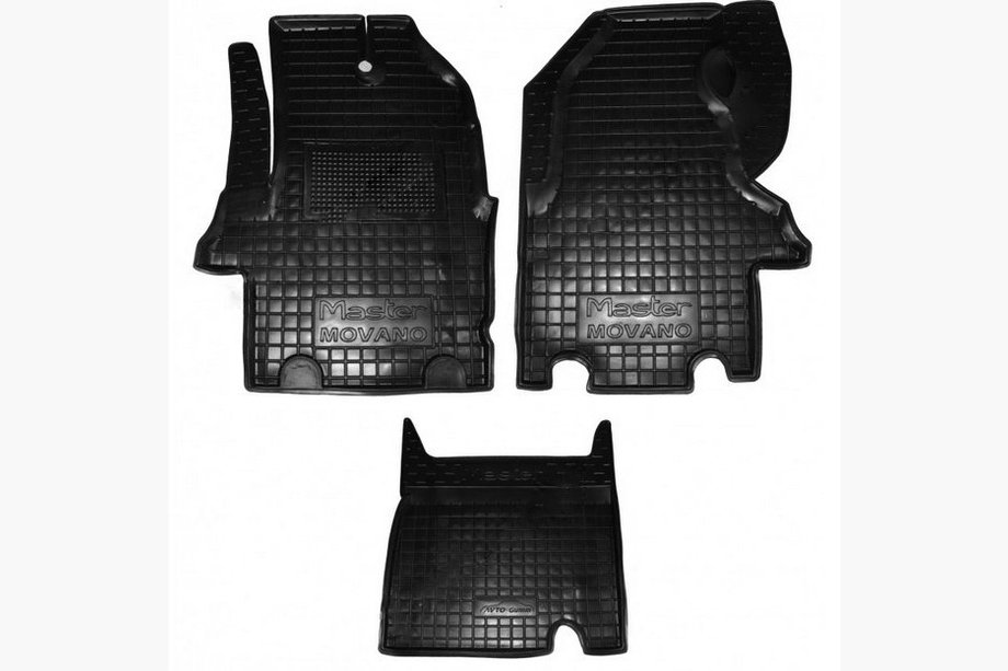 Renault Master 1998–2010 Gumové autokoberce s vysokým okrajom (Autogumm) Image