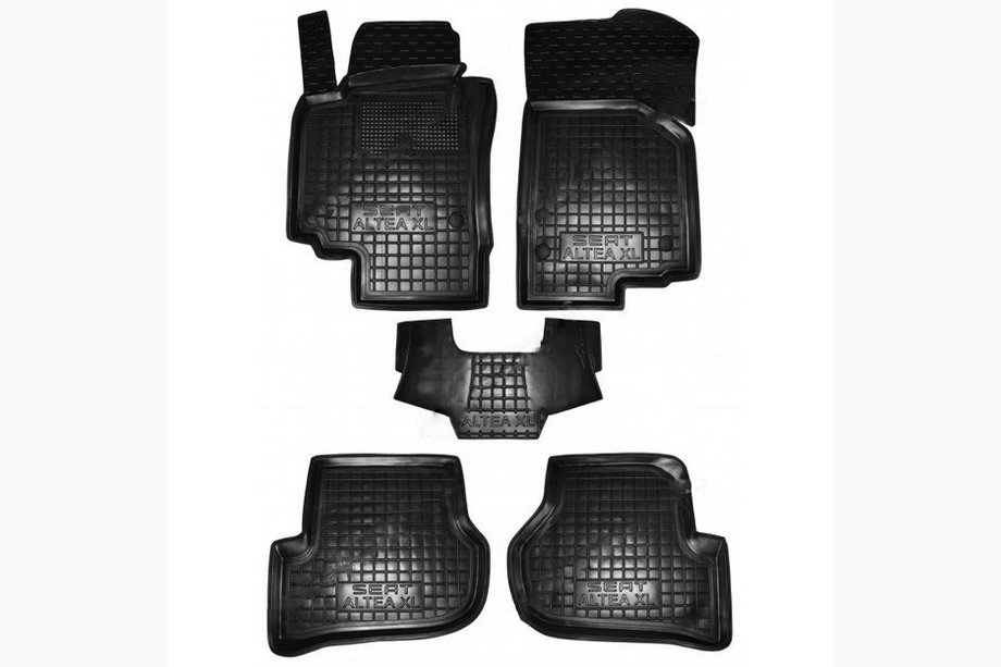 Seat Altea 2004–2015 Gumové autokoberce s vysokým okrajom XL (Autogumm) Image