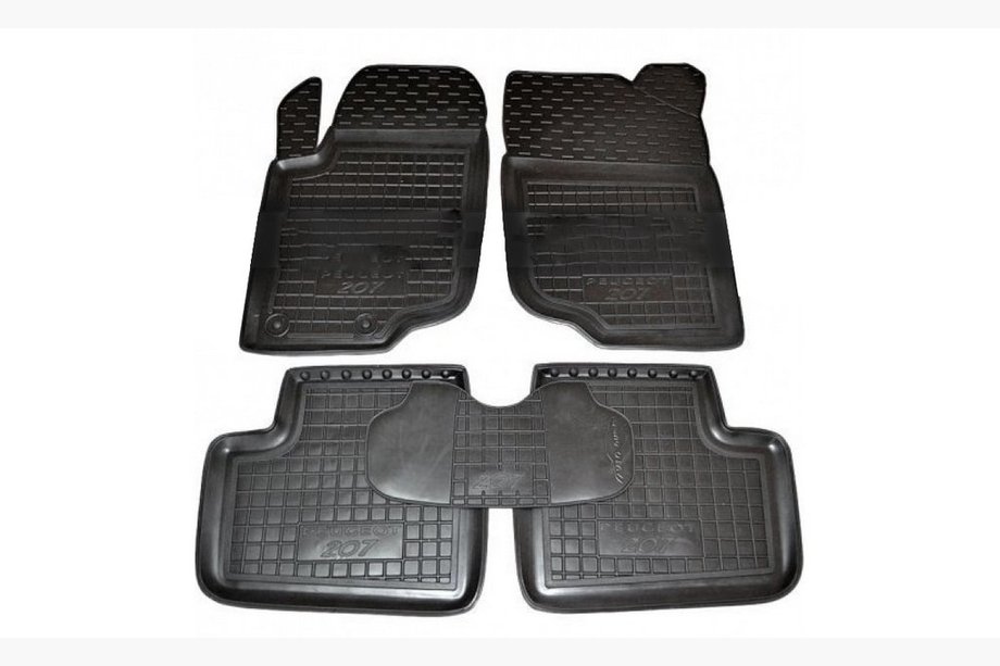 Peugeot 207 2006–2014 Gumové autokoberce s vysokým okrajom (Autogumm) Image