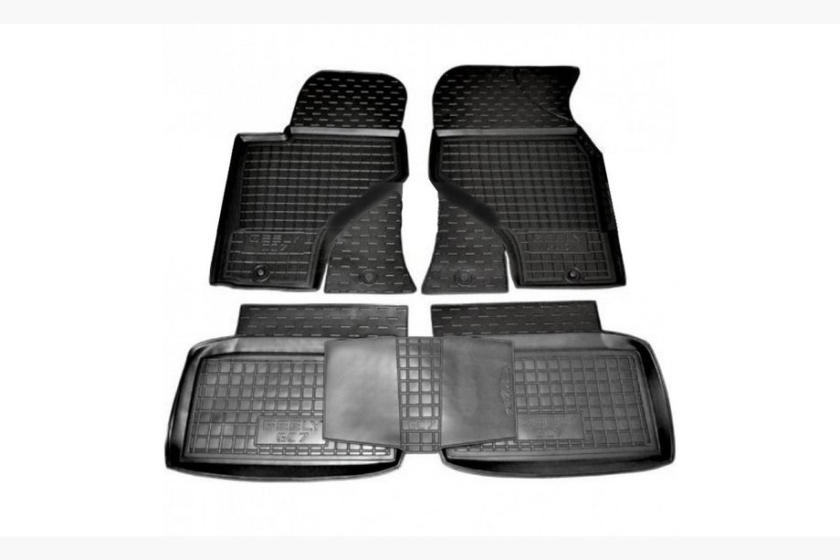 Geely GC-7 2012– Gumové rohože do interiéru s vysokým okrajom 2015+ (Autogumm) Image