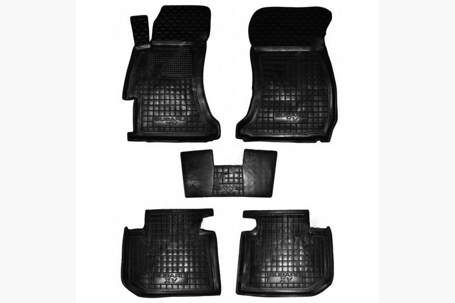 Subaru XV 2011–2017 Gumové autokoberce s vysokým okrajom (Autogumm) Image