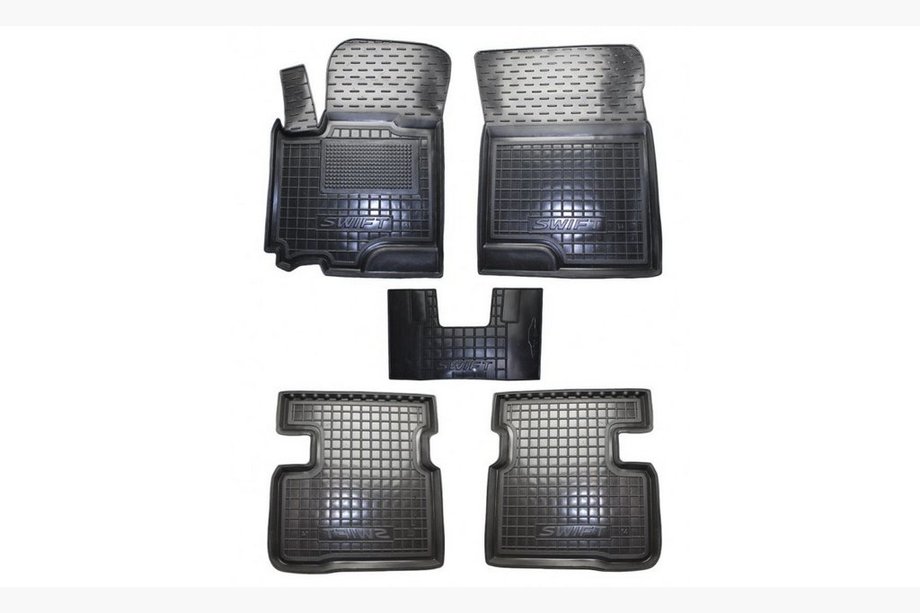 Suzuki Swift 2005–2010 Gumové autokoberce s vysokým okrajom (Autogumm) Image