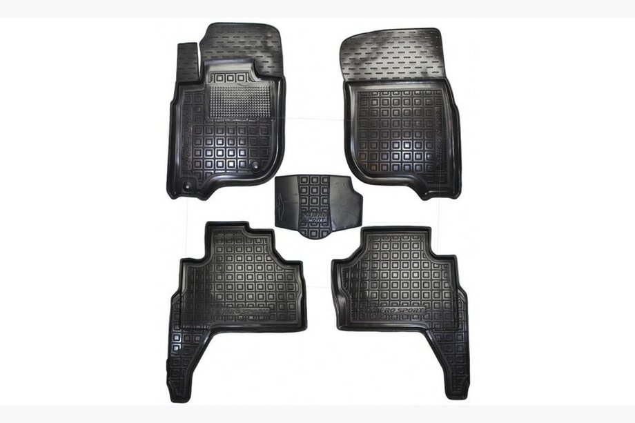 Mitsubishi Pajero Sport 2015– Gumové autokoberce s vysokým okrajom (Autogumm) Image
