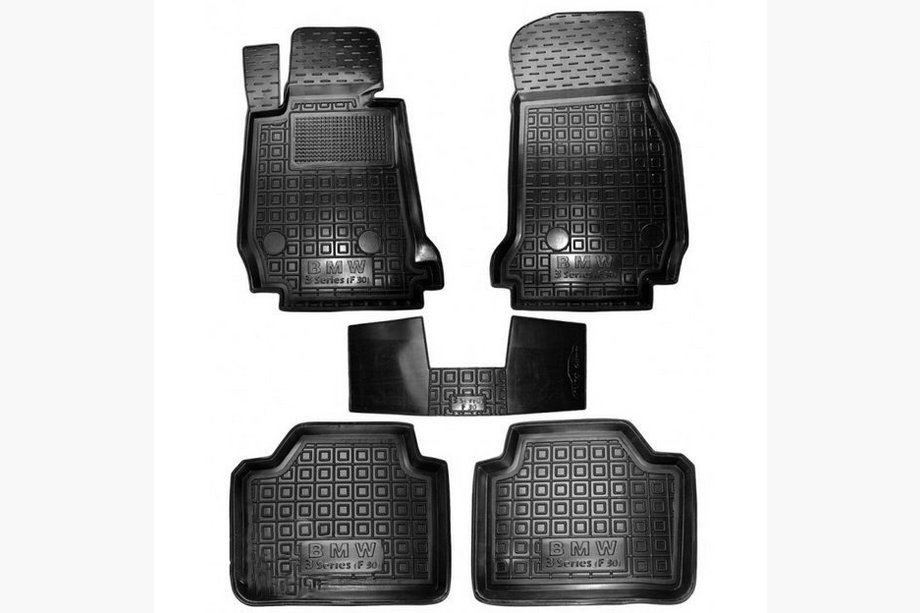 BMW rad 3 F30/F31 2012–2019 Gumové autokoberce s vysokým okrajom (Autogumm) Image