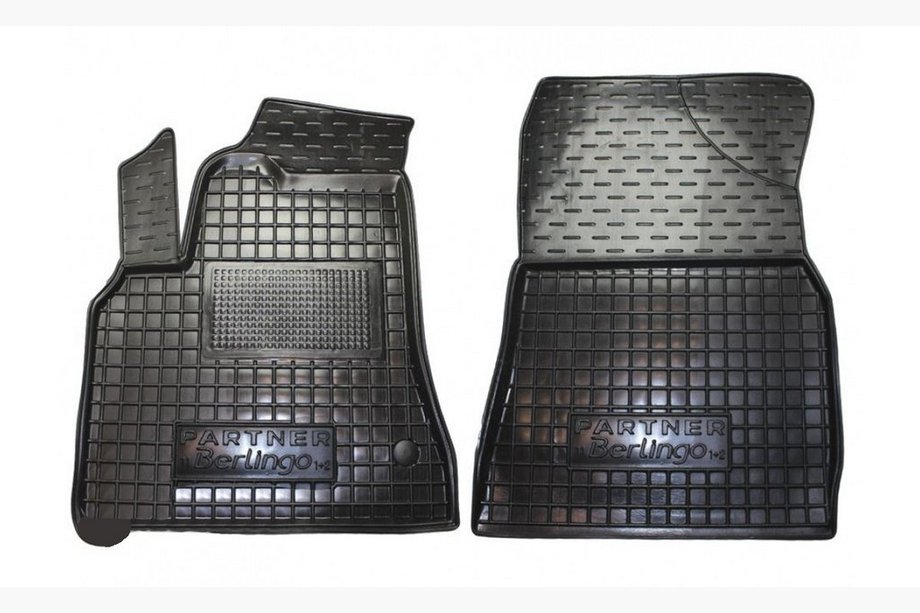 Citroen Berlingo 2008–2018 Gumené koberčeky do interiéru so zvýšeným okrajom 2 ks (Autogumm) Image
