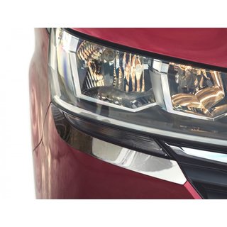 Viečka na svetlá 2019+ (2 ks, nerez) Volkswagen T6 2015–2024 fotografia 1